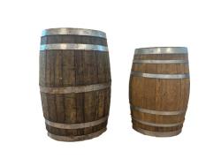 Whiskey Barrels and Wood Spools